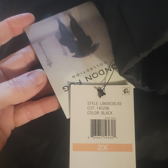 NWT London Fog Black Parka - Picture 5 of 9
